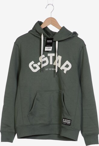 G-Star RAW Sweatshirt & Zip-Up Hoodie in M in Green: front