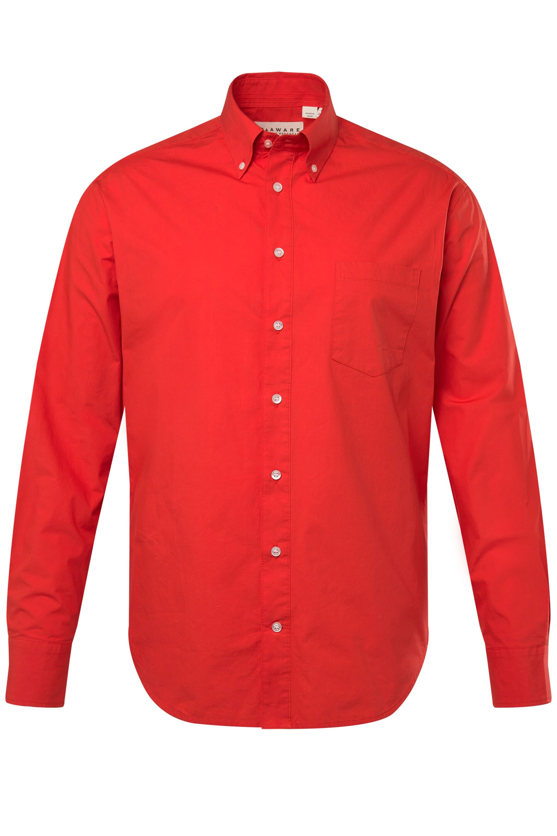 JP1880 Overhemd in Rood: voorkant