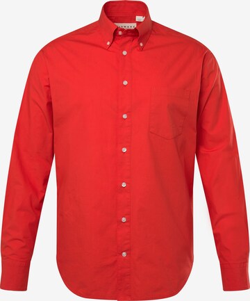 JP1880 Regular Fit Hemd in Rot: predná strana