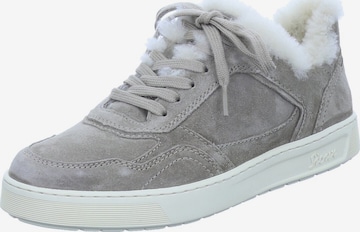 Chaussure à lacets 'Sneaker Low Damen 41721 Echtleder in beige' SIOUX en beige : devant