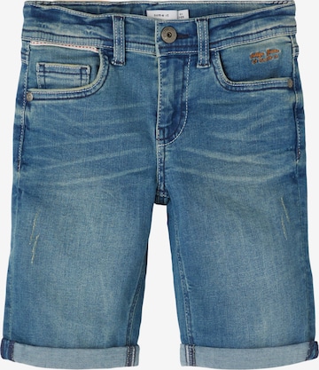 NAME IT Slimfit Jeans 'Theo' in Blauw: voorkant