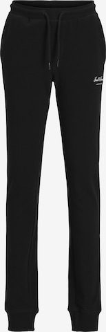 Jack & Jones Junior - Tapered Pantalón 'JPSTGORDON' en negro: frente