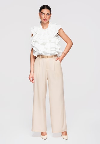 Ombre Regular Broek in Beige