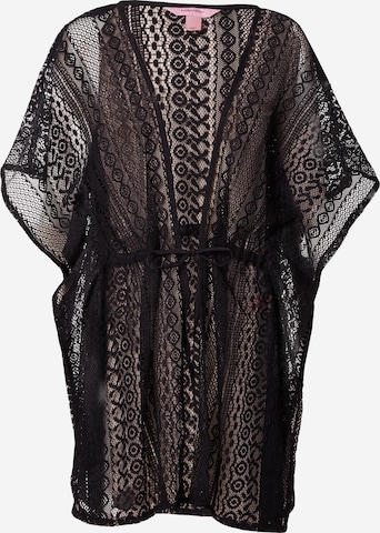 Robe de chambre Hunkemöller en noir : devant