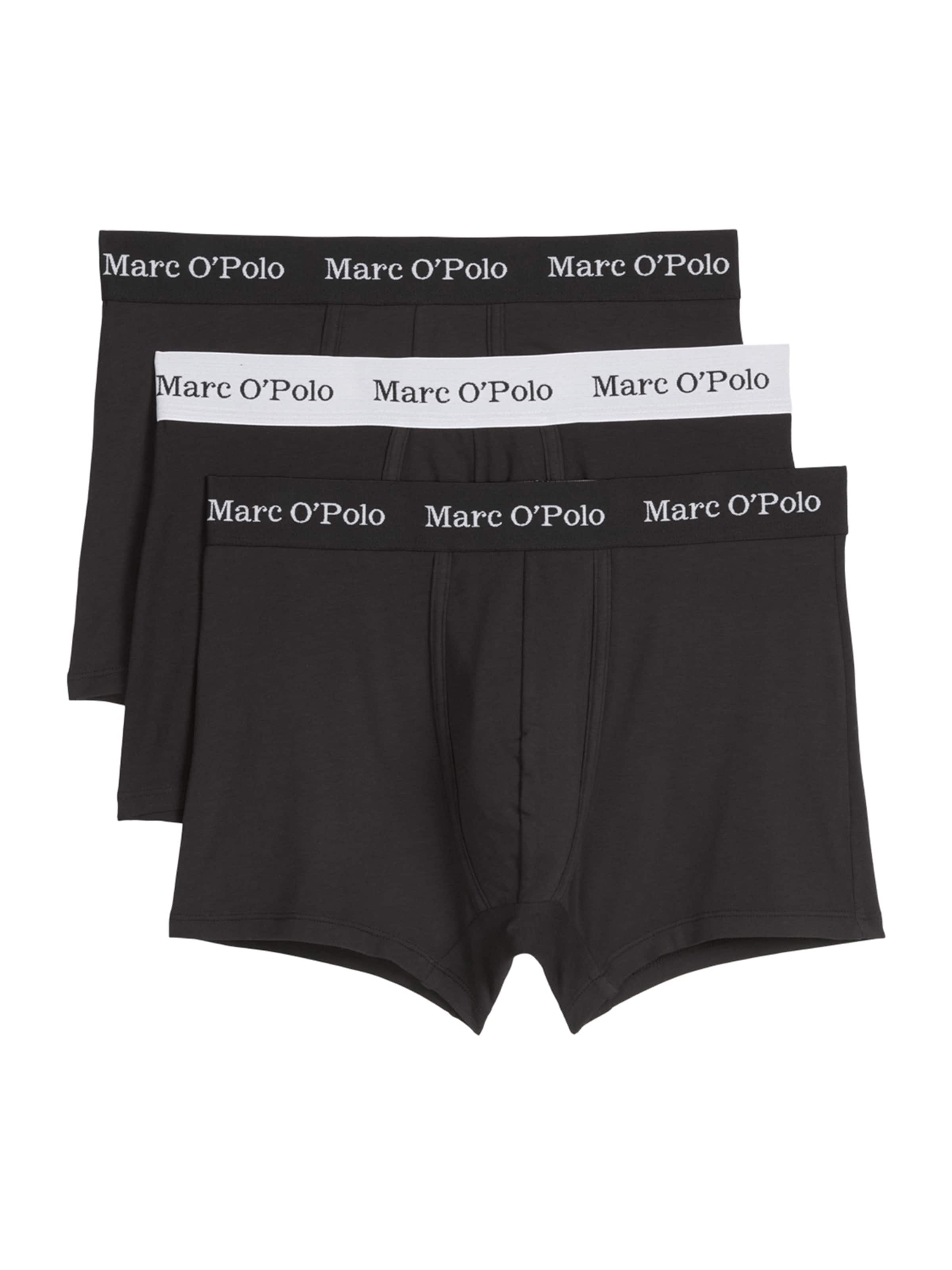 Boxers 'Essentials' Marc O'Polo en noir : devant