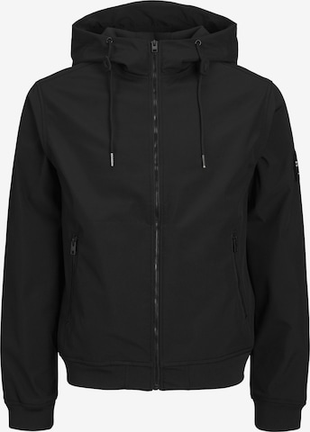 Jack & Jones Plus سترة غير رسمية بلون أسود: الأمام