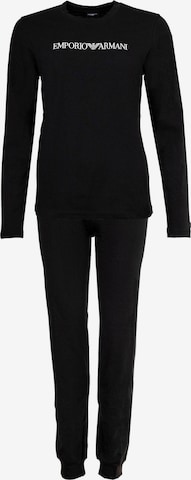 Pyjama Emporio Armani en noir : devant