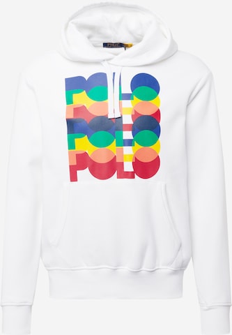 Polo Ralph Lauren Sweatshirt in White: front