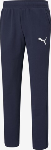 Regular Pantalon de sport PUMA en bleu : devant