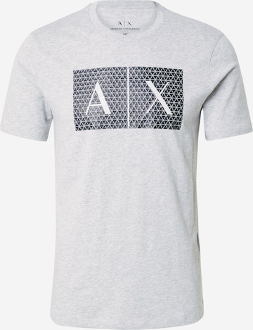 T-Shirt ARMANI EXCHANGE en gris : devant
