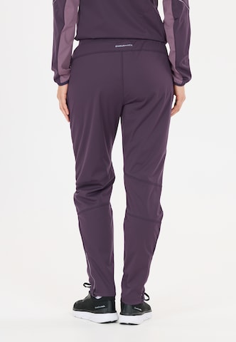 ENDURANCE Slim fit Workout Pants 'Eluna' in Purple