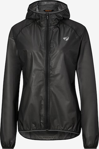 ZIENER Athletic Jacket 'NATINA' in Black: front