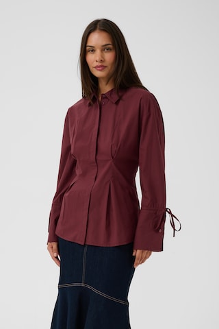 CULTURE Blouse 'Allison Olena' in Rood: voorkant