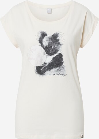 Iriedaily Shirt 'Koala Bubble' in Geel: voorkant