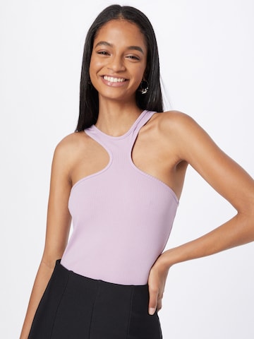 WEEKDAY Top in Purple: front