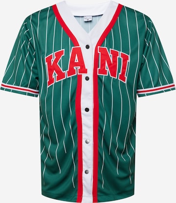 Karl Kani Button Up Shirt 'Serif' in Green: front