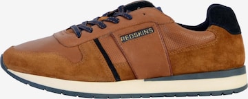 REDSKINS - Calzado deportivo con cordones en marrón: frente