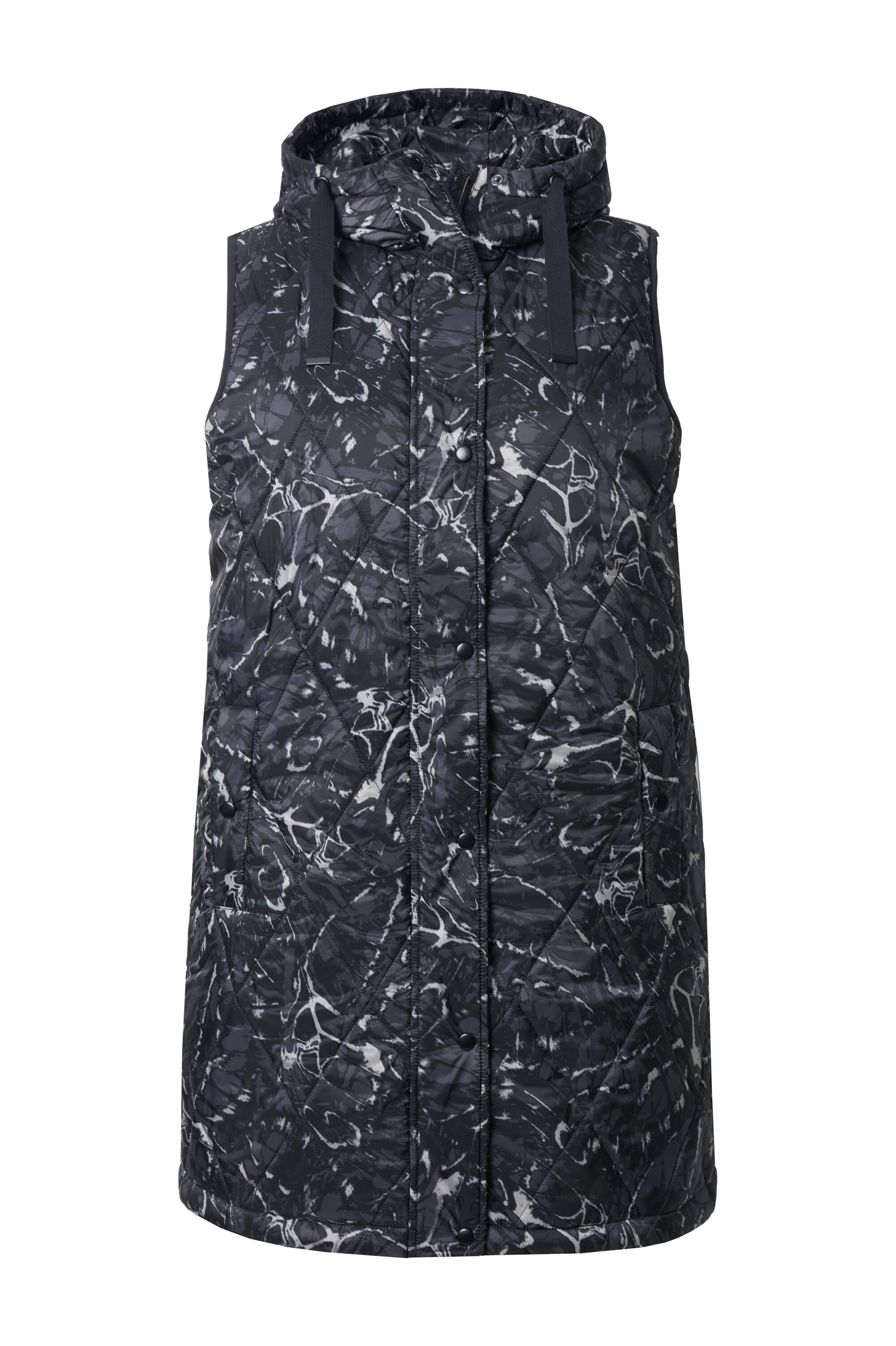 Ulla Popken Weste in Blau: Vorderseite