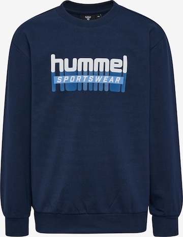 Hummel Sweatshirt 'Tukas' in Blue: front