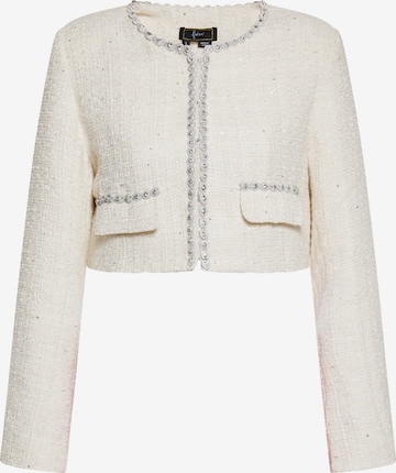 faina Blazer in White: front