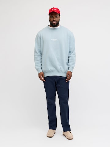 Jack & Jones Plus Sweatshirt 'JJESoho' in Blue