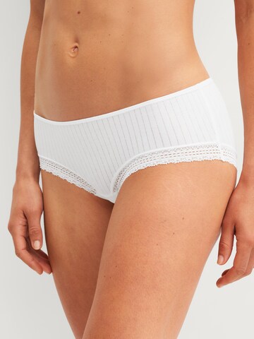 CALIDA Boyshorts 'Etude Ajours' in White
