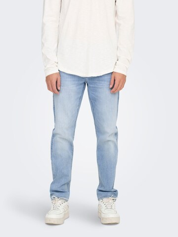 regular Jeans 'ONSWEFT' di Only & Sons in blu: frontale