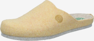 DR. BRINKMANN Slippers 'NERPIO HOME' in Yellow: front