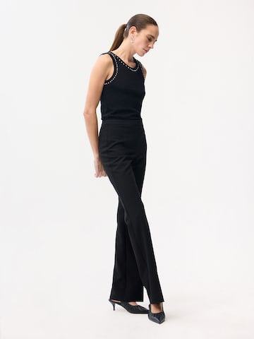 Regular Pantalon adl en noir