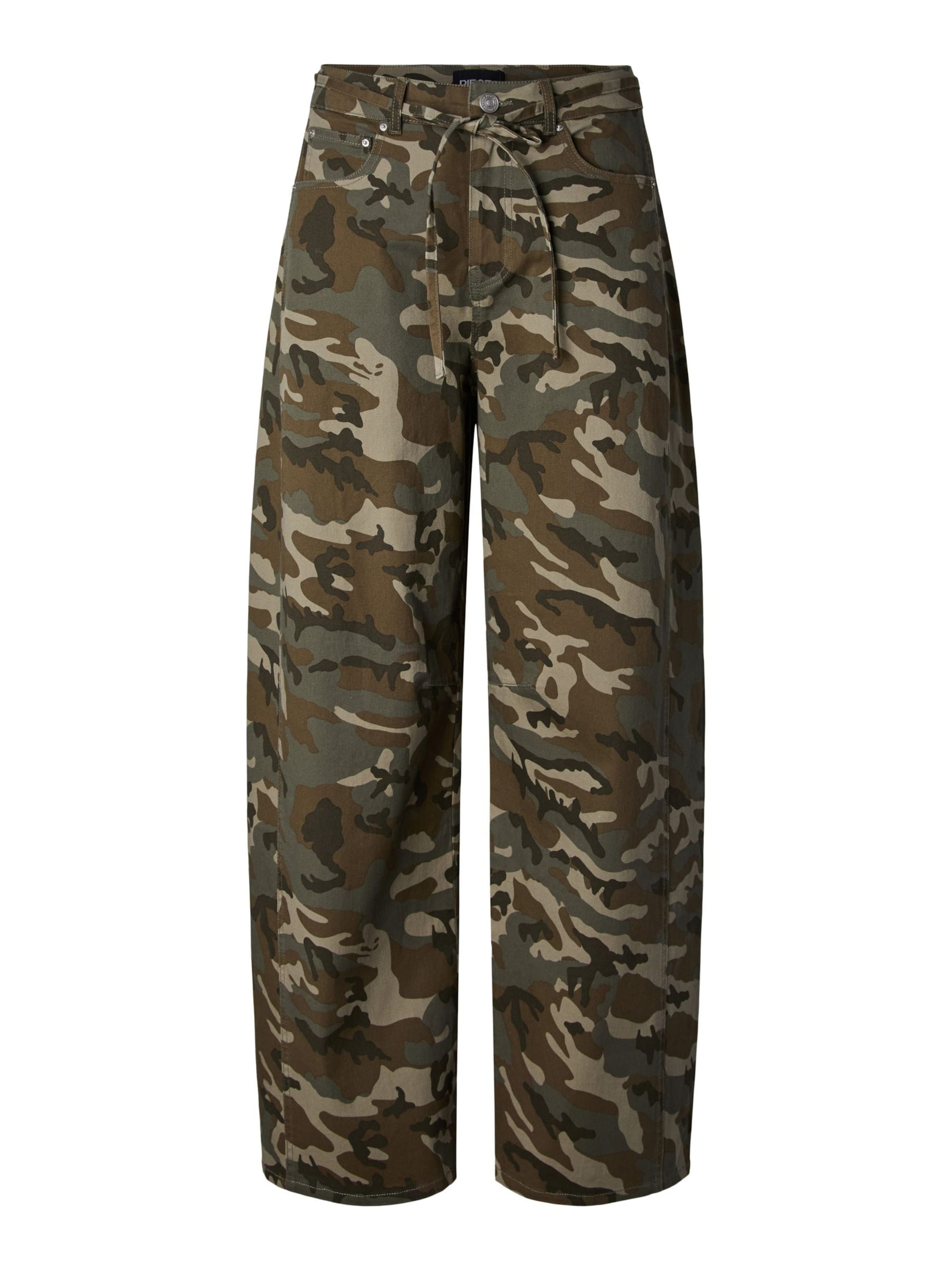 PIECES Vat Jeans 'PCMimmi' in Grijs: voorkant