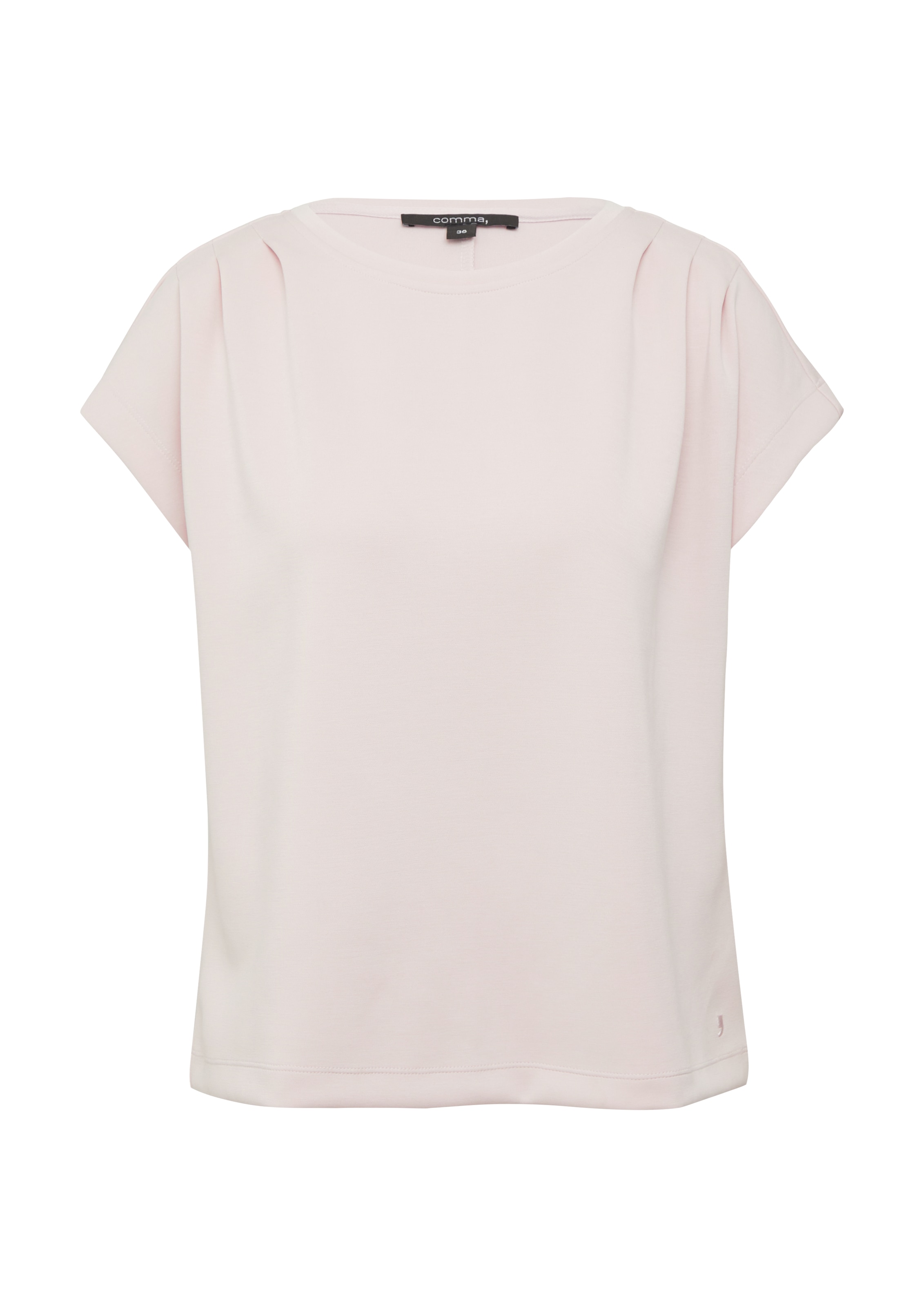 COMMA Shirt in Roze: voorkant