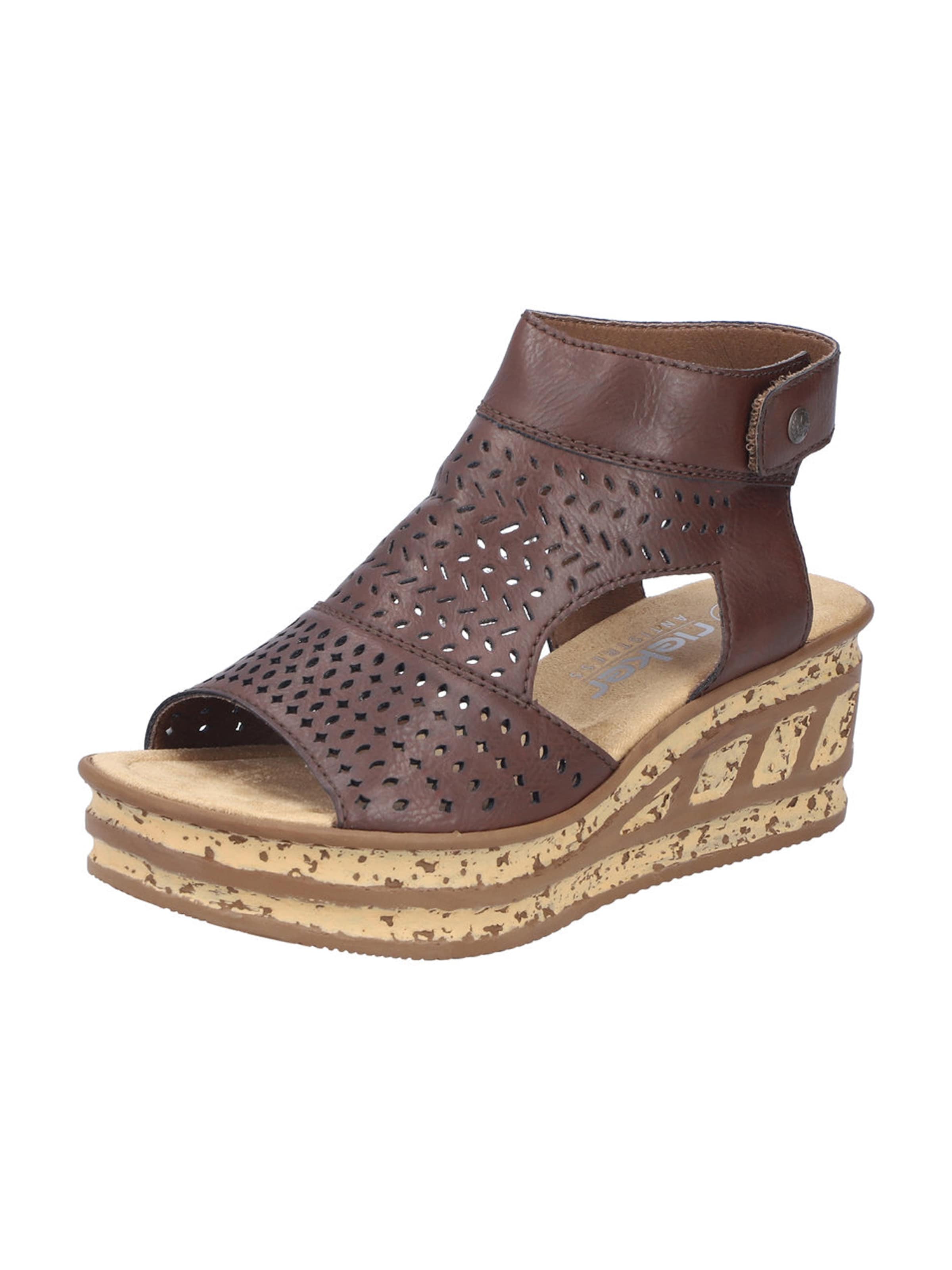 Rieker Sandale in Braun: Vorderseite