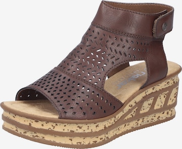 Rieker Sandaalit värissä ruskea: etupuoli