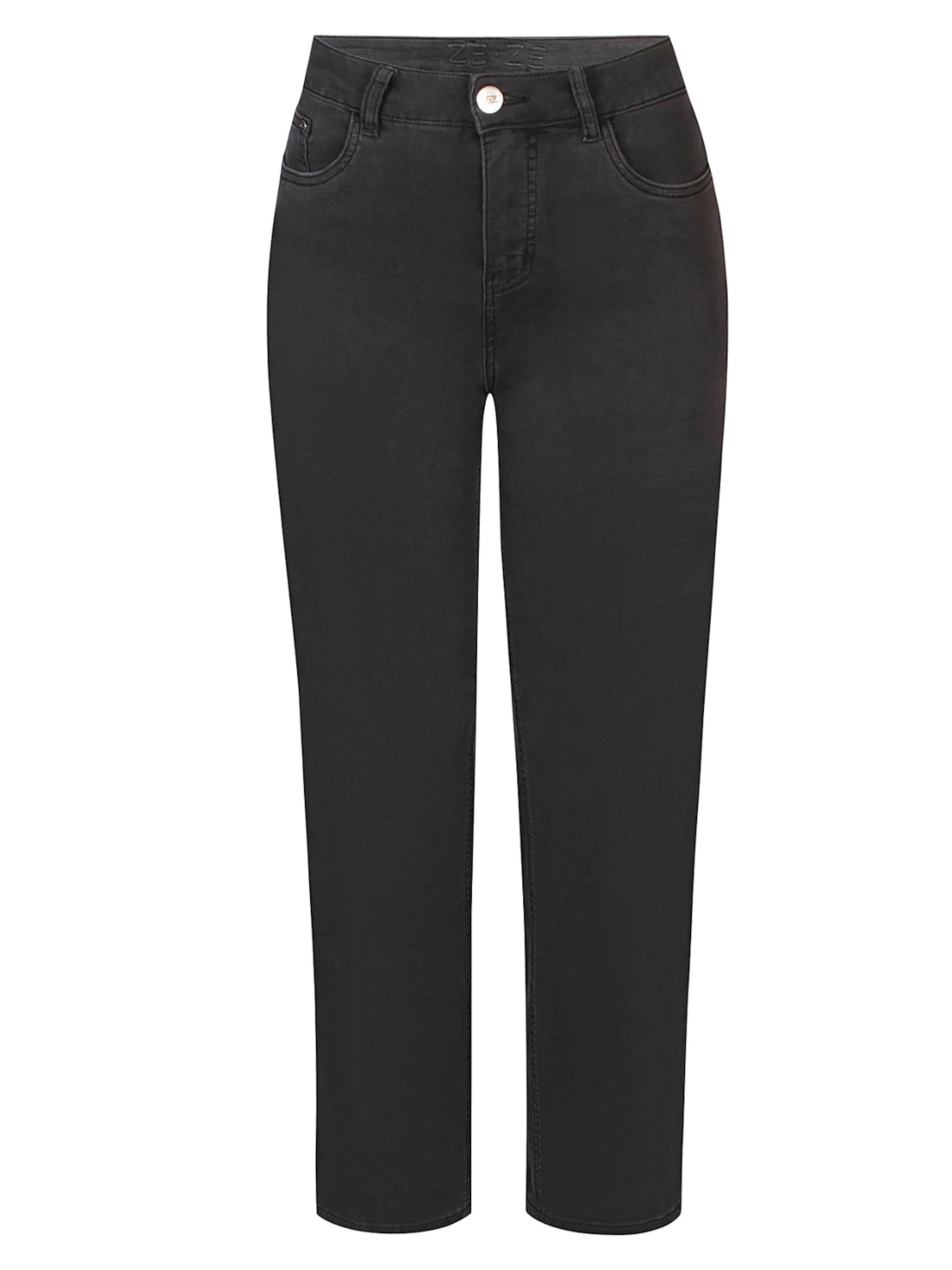 ze-ze Hose 'Ruby 026' in Schwarz: Vorderseite