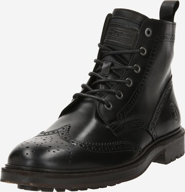 Bottes à lacets 'West' Barbour en noir : devant