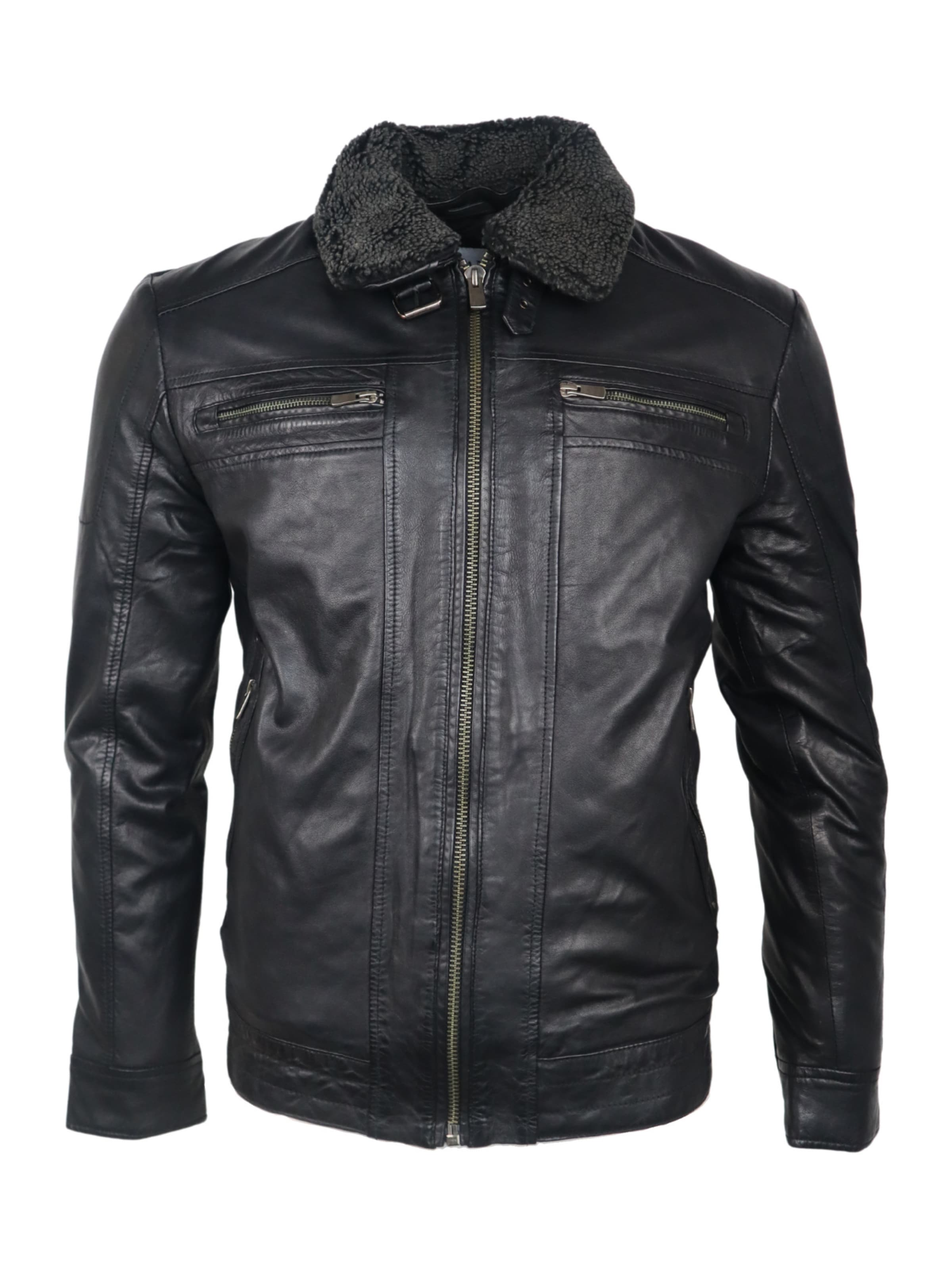 RICANO Jacke Dino' in Schwarz: Vorderseite