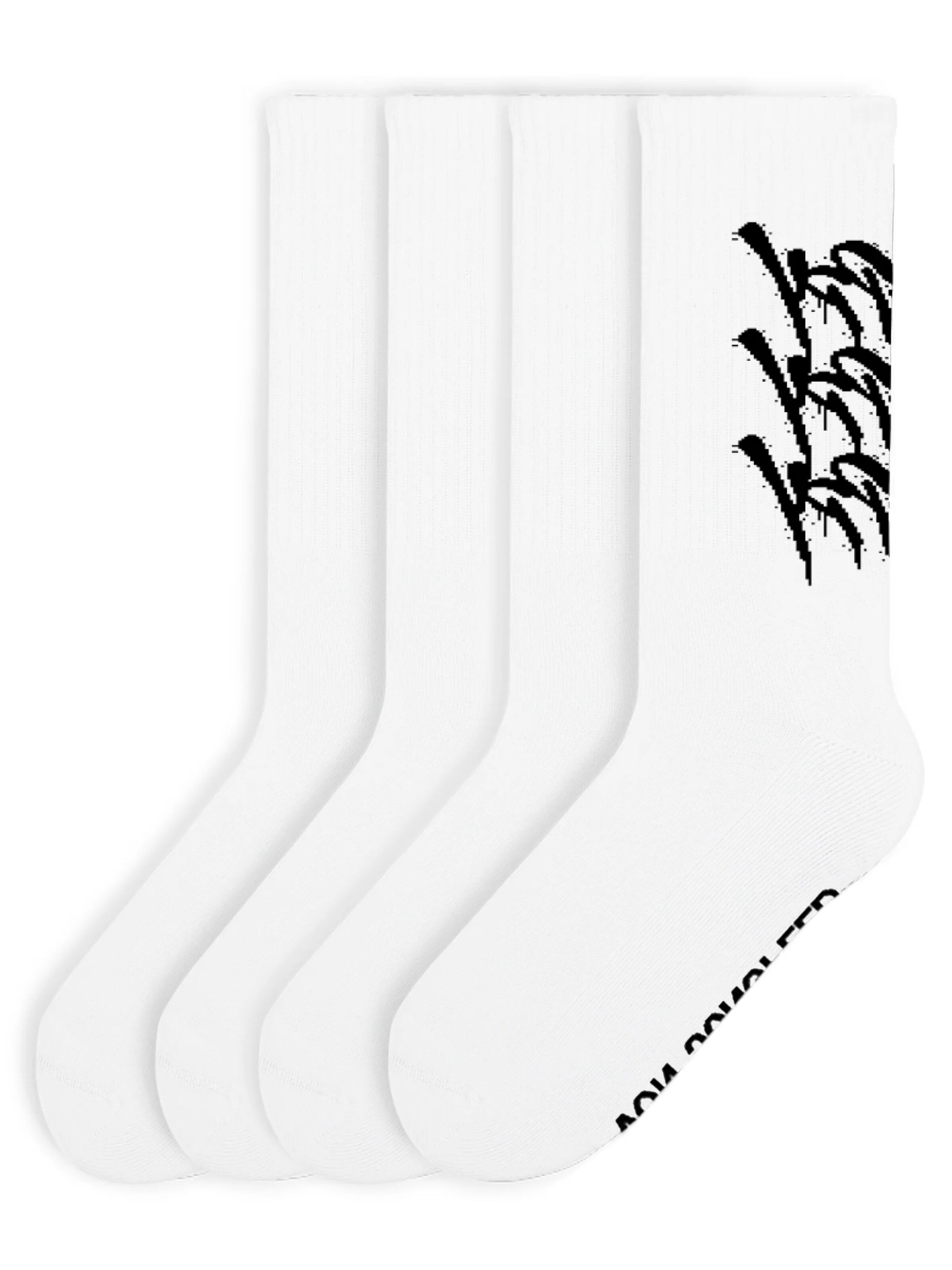 Von Jungfeld Socken 'Happy Tennis Socken'‌‌‌‌‌ in Weiß