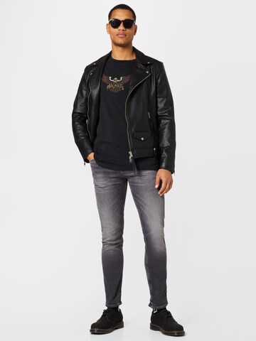 AllSaints T-Shirt 'SWOOPY' in Schwarz