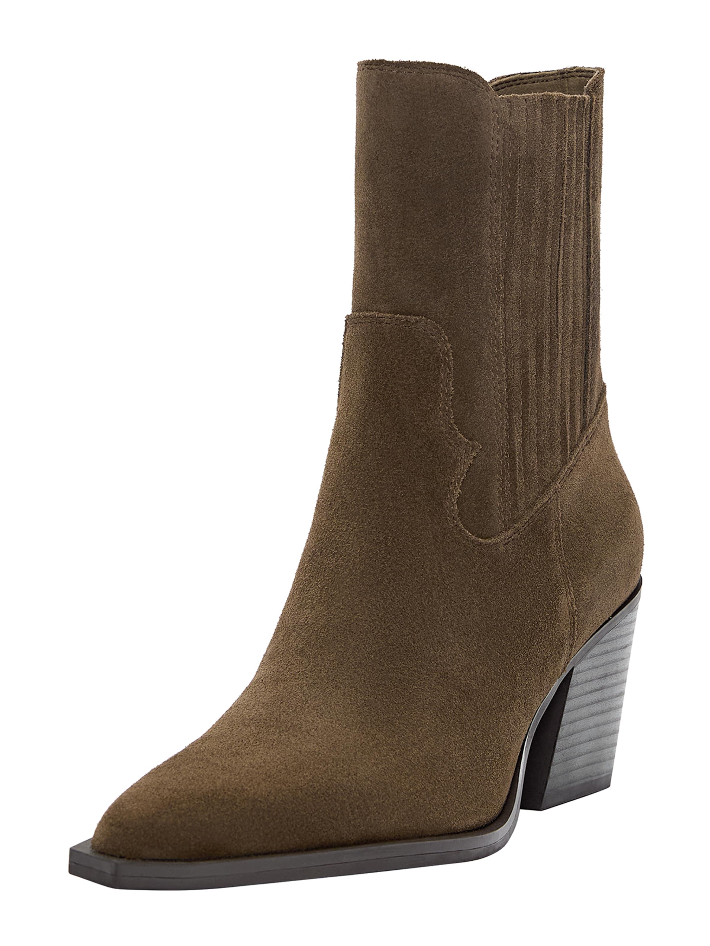 Pull&Bear Chelsea boots i brun: framsida