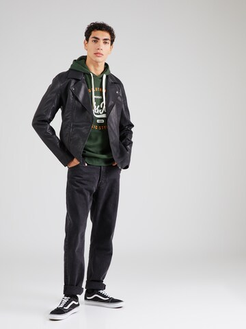 JACK & JONES Sweatshirt 'MIKK' in Grün