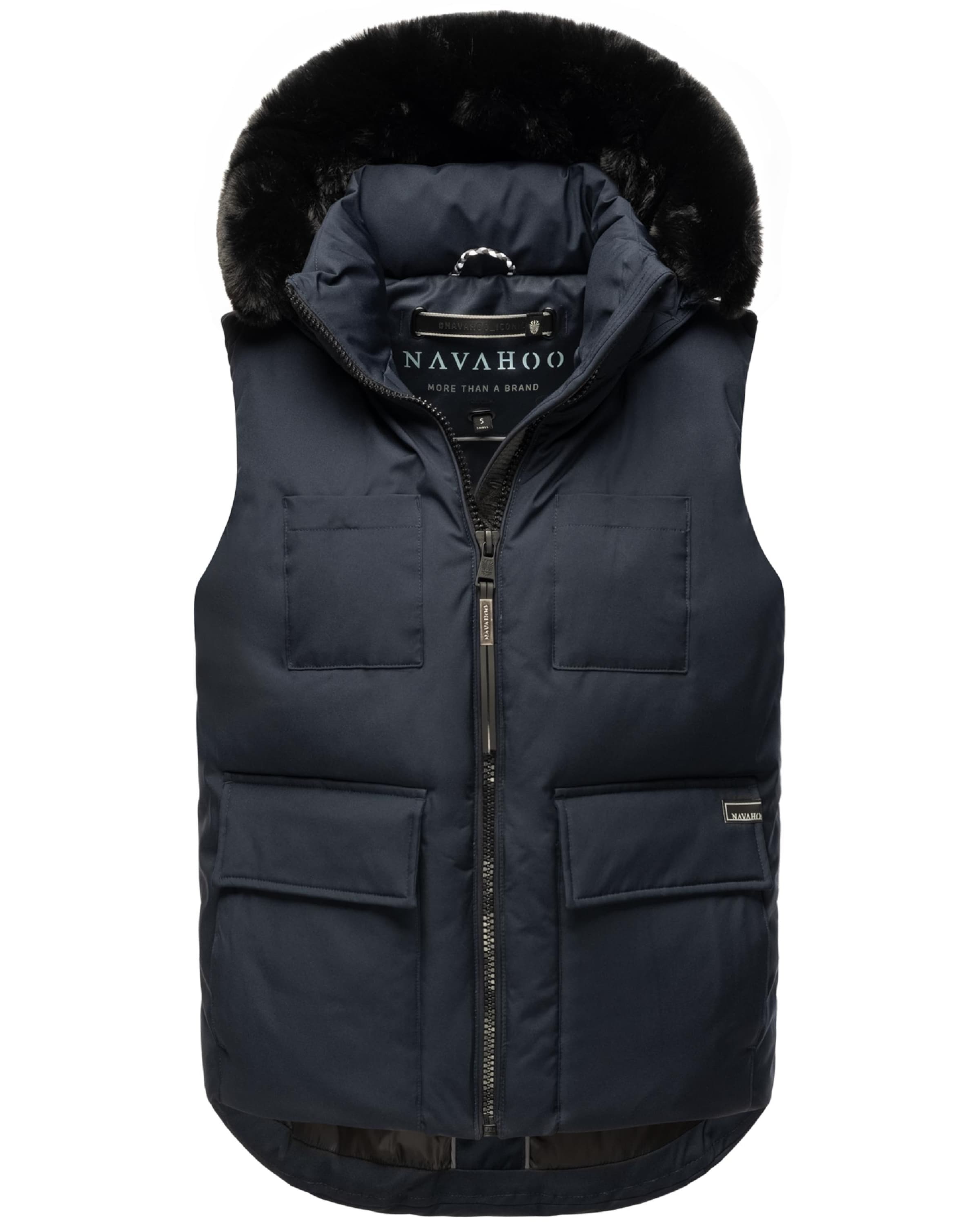 NAVAHOO Vest 'Zimthäschen XIV' in Blue