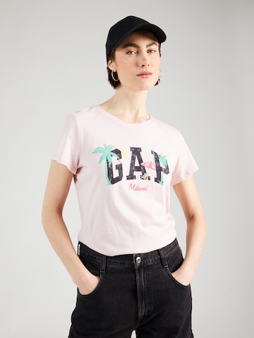 GAP - Camiseta en rosa: frente