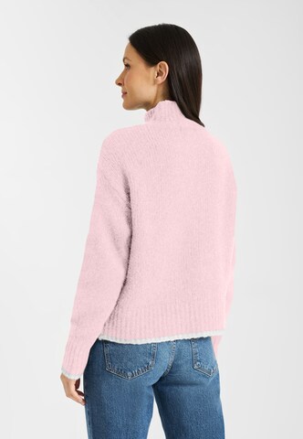 Frieda & Freddies NY Strickrollkragenpullover in Pink
