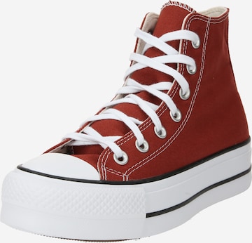 CONVERSE Sneakers hoog 'Chuck Taylor All Star' in Rood: voorkant