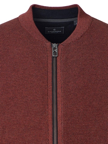 CASAMODA Knit Cardigan 'Basic' in Red