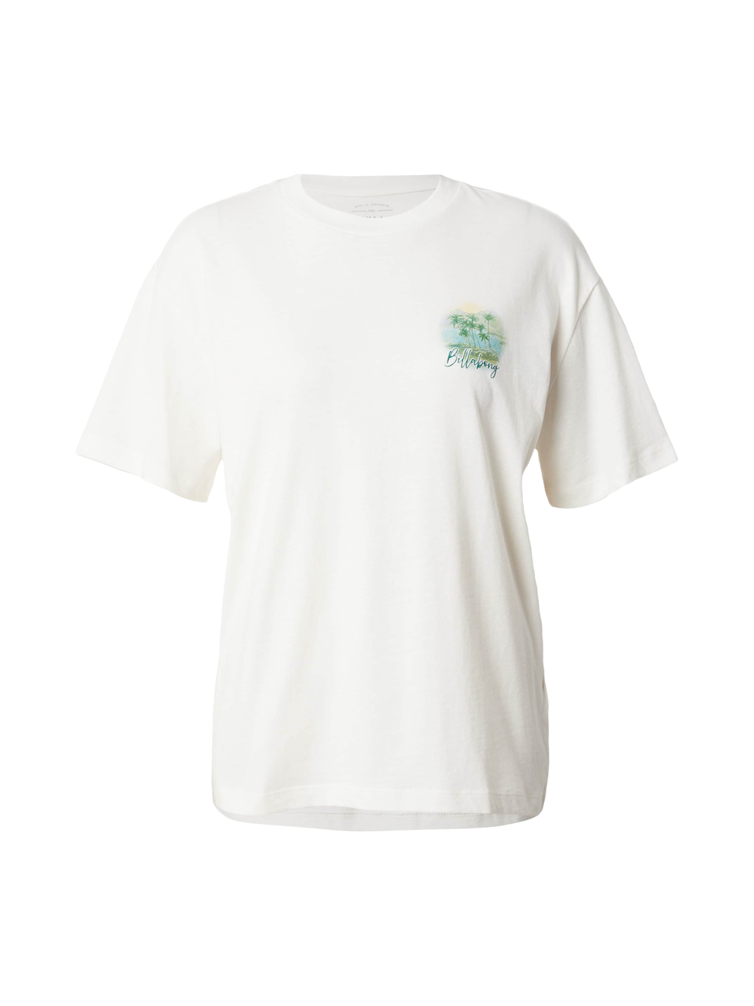 BILLABONG Shirt 'CATCHING WAVES' in XS in Sky blue / Green / Apricot / White, Item view