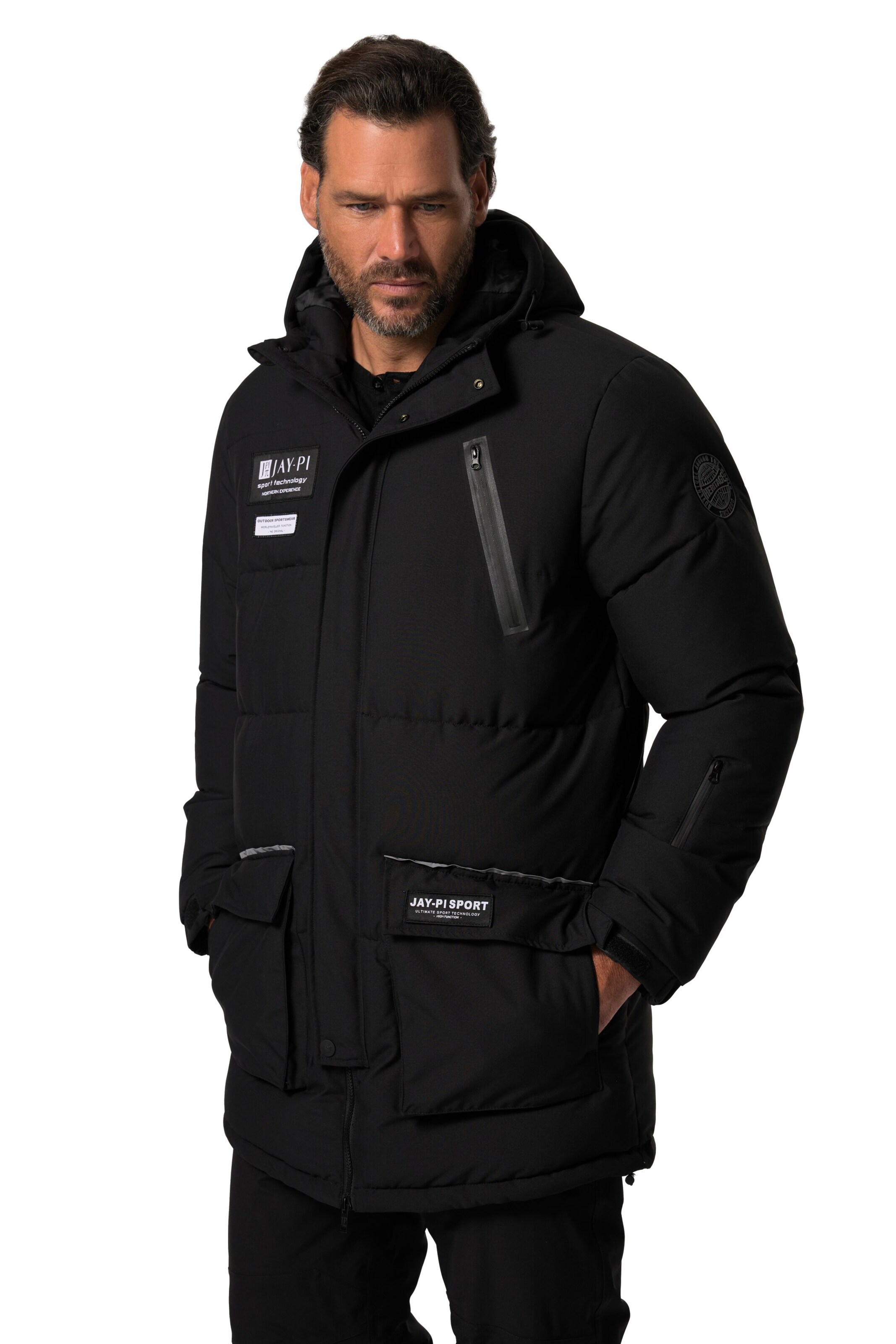 JP1880 Performance Jacket in Black: front