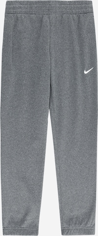 NIKETapered Sportske hlače 'WINTERIZED' - siva boja: prednji dio