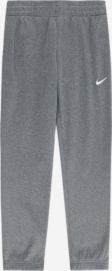 NIKE Sportbroek 'WINTERIZED' in de kleur Grijs gemêleerd / Wit, Productweergave