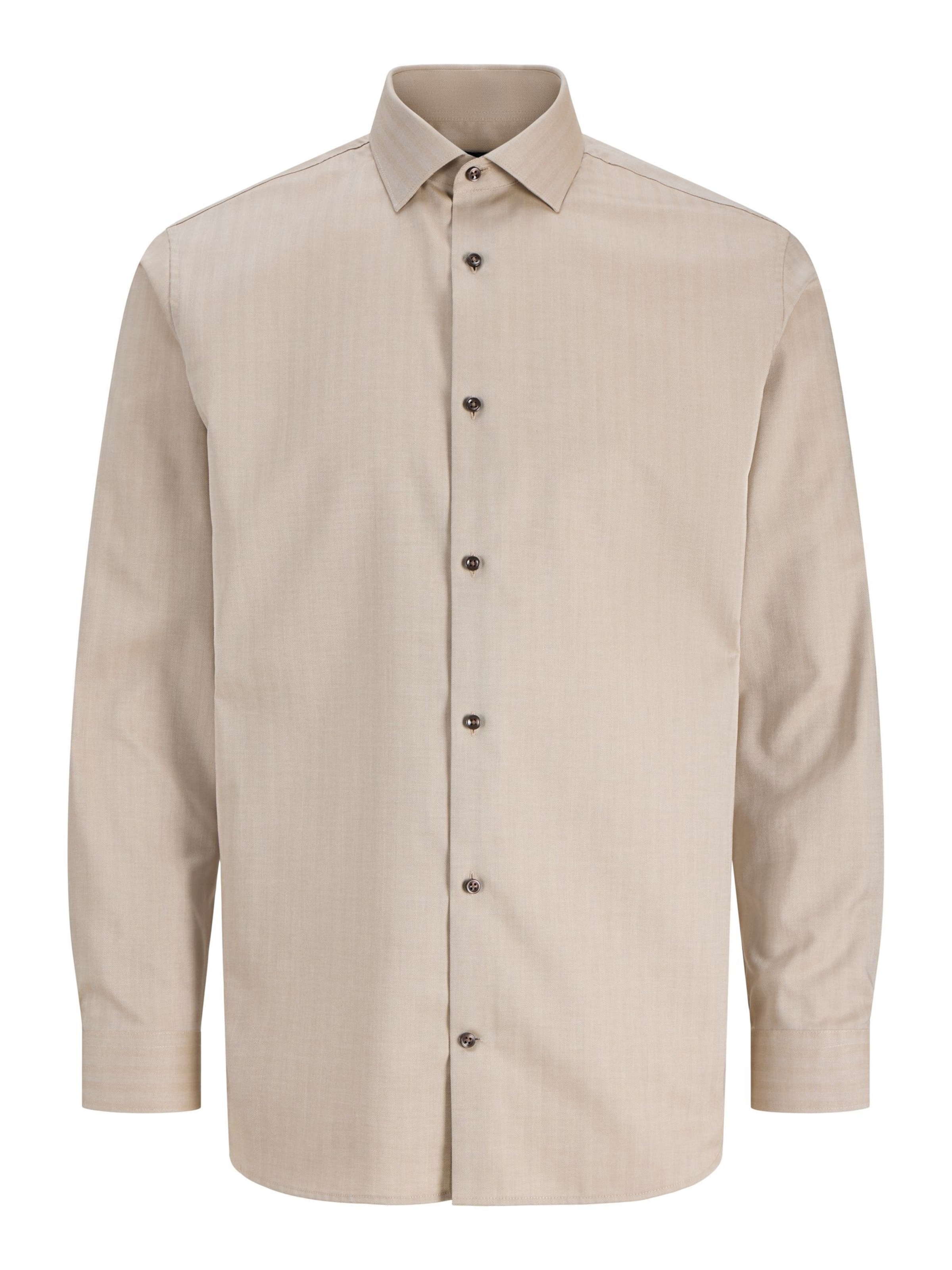JACK & JONES Skjorte i L i beige, Produktvisning